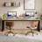 78.74" W Rectangle Computer Desk with Metal Legs-1589892230