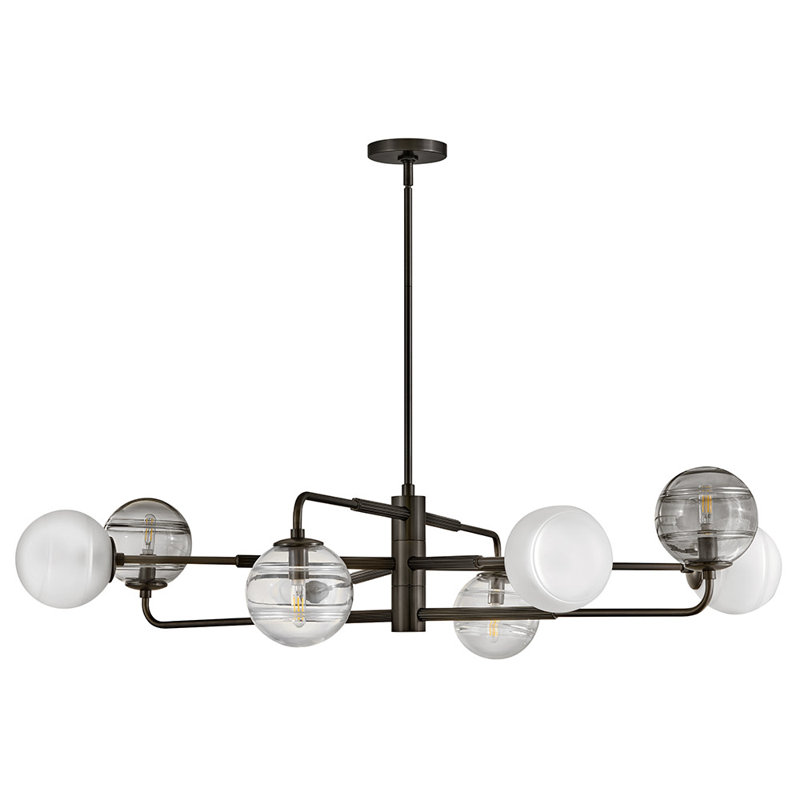 Oberon 8 - Light Chandelier, Black Oxide