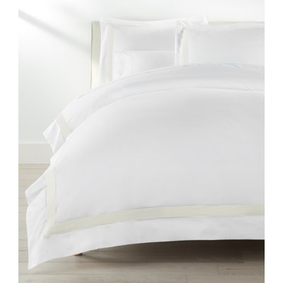 Soprano Trim 100% Cotton Sateen Duvet Cover