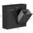 Wooden Tilt Out Trash Can Cabinet, 20 Gallon Hidden Garbage Can Cabinet with Deodorizing Function, Double Laundry Cabinet with 2 Drawers for Kitchen-2096405817