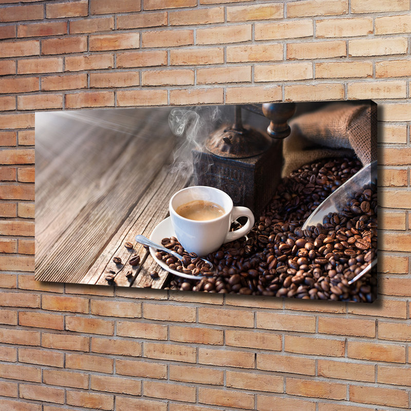 Morning Coffee - Wrapped Canvas Print