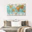 Globe terrestre carte du monde sur toile-806209359