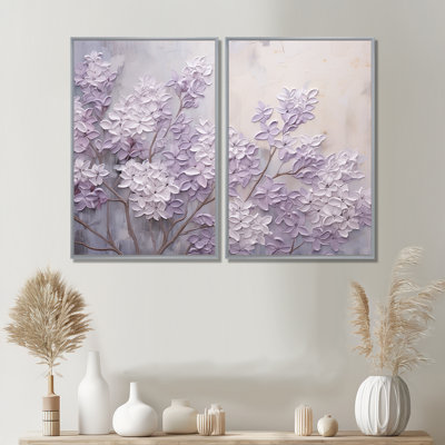 Kalvin - Purple Art Prints On Canvas