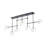 Anusca 7 - Glass Modern Orb Linear Chandelier-2088156050
