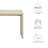 Mirella Faux Travertine Console Table In Travertine