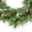 Couronne de Noël lumineuse 24 po en PVC-1215334311