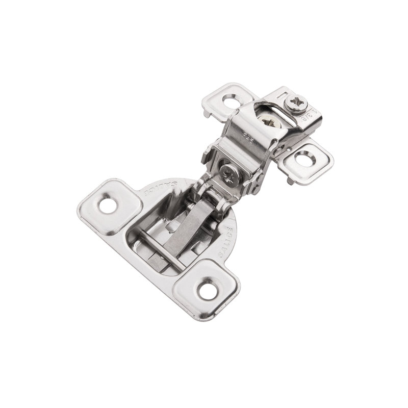 Concealed Self-Closing Hinges 1-3/8" overlay Face Frame Self-Close - Polished Nickel - Cabinet Door Hinges (Set of 10), 10