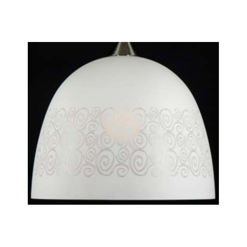 30cm H Bell Pendant Shade in White