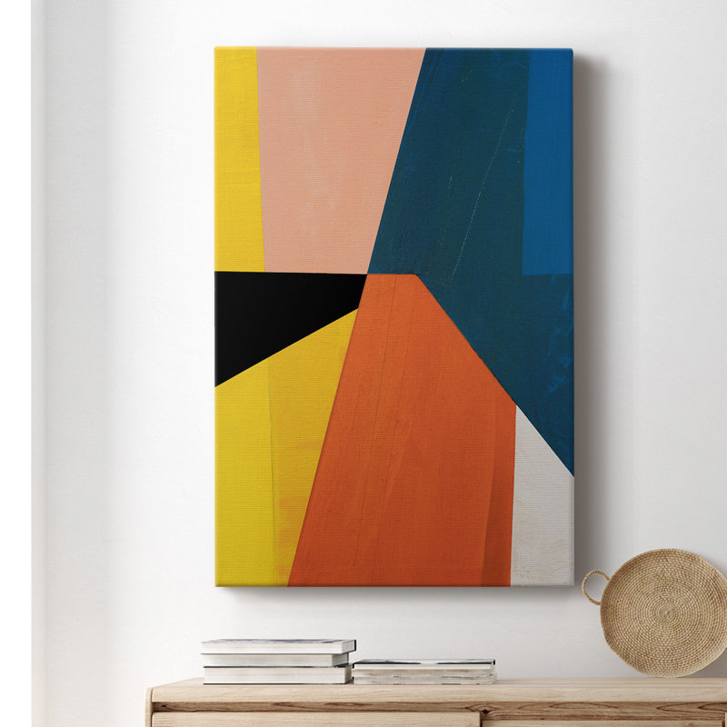 Modulaire IV - peinture sur toile tendue, H 36 po x l 24 po x P 1 po
