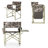 Outdoor Directors Folding Chair with Side Table Schell-1513351533