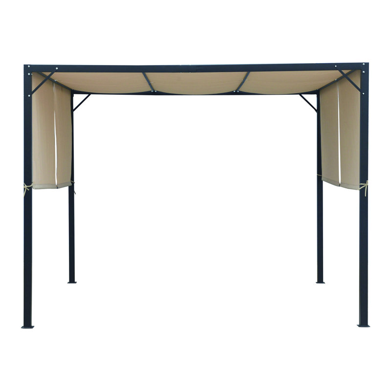 Pergola d'extérieur avec auvent rétractable Roomfitter
