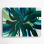 «Lyrical Abstraction 70», art mural en métal bleu