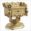 Modern Gold 1-Drawer Bedroom Nightstand