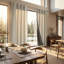 Light Beige Blackout Thermal Curtains - 100% Light Blocking, Dual Hanging 139x243 cm