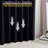 Blackout Room Divider Curtain for Bedroom, Curtain for Patio Sliding Door & Living Room Thermal Insulated Privacy Drapes, 1 Panel-207930303-207930300