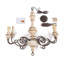 Lustre classique à 6 lumières de style bougie Marcus