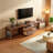 Solid Wood Expandable TV Stand Stylish Storage