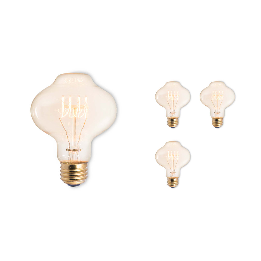 40 Watt BT27 Incandescent, Antique Dimmable Light Bulb, (2200K) E26/Medium (Standard) Base (Set of 4) Bulbrite Industries