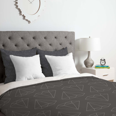 Wesley Bird Geometric Shapes Duvet Cover