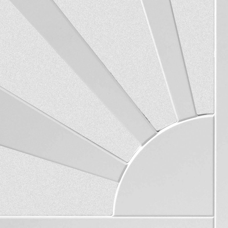 Aurora Internal Door Primed, 198.1mm H x 68.6mm W x 3.5mm D, Clear