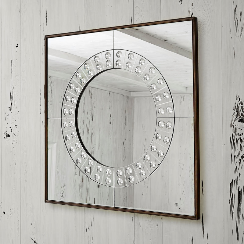 Bang Flat Metal Wall Mirror