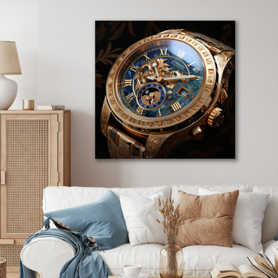 " Luxury Watch Golden Precision "