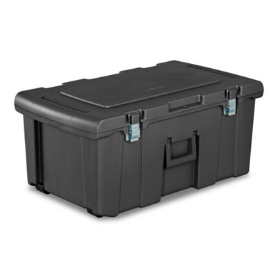 Sterilite Wheeled Footlocker, Plastic Utility Storage Container