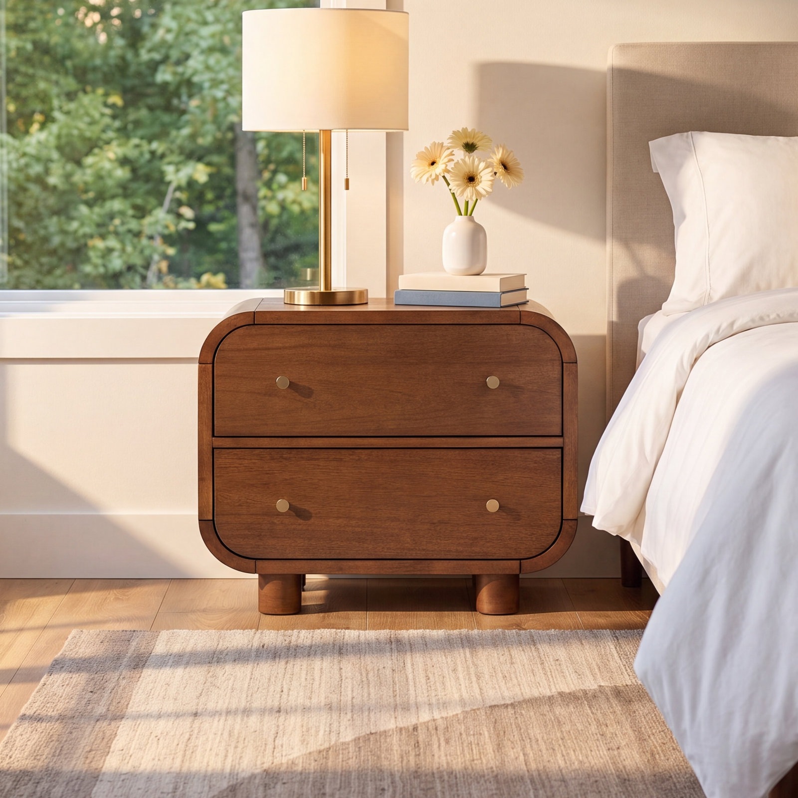 Oslo Nightstand, Walnut