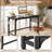 Lars Metal Base Writing Desk-32484539
