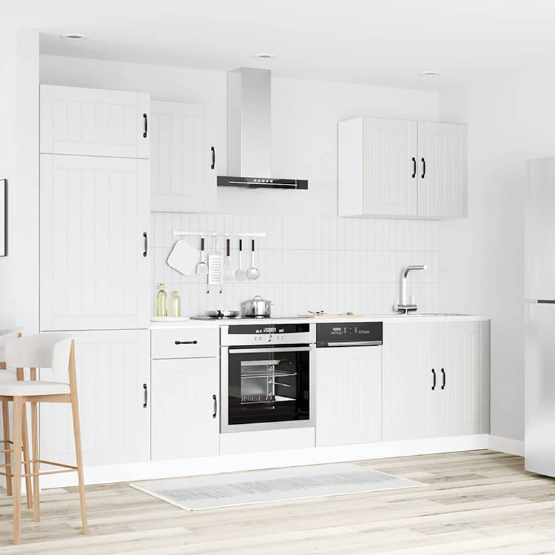 Kitchen Cabinet Set, White
