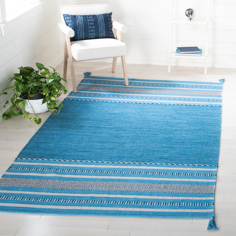 Aitken Hand Woven Cotton Rug, Rectangle 8' x 10'