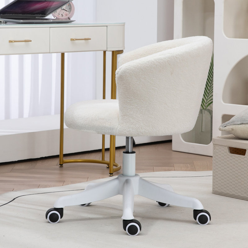 Chaise de travail en mélange de polyester / polyester Evvy