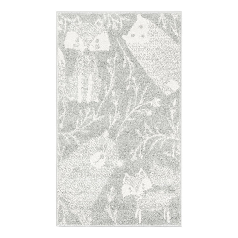Whimsy Machine Woven Polypropylene Plastic Rug, Runner 2'2" x 3'11"