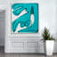 Original Painting Thinking About You by Alejandra Linares - Wrapped Canvas