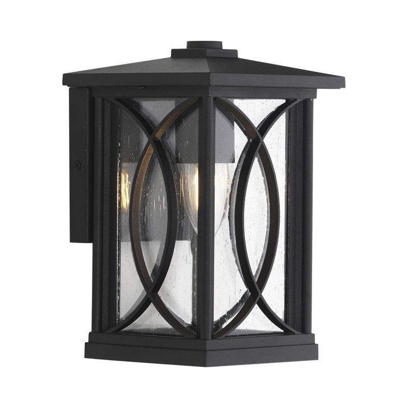 Paolo Black Outdoor Wall Lantern, 31.5" H x 19.5" W x 20.5" D