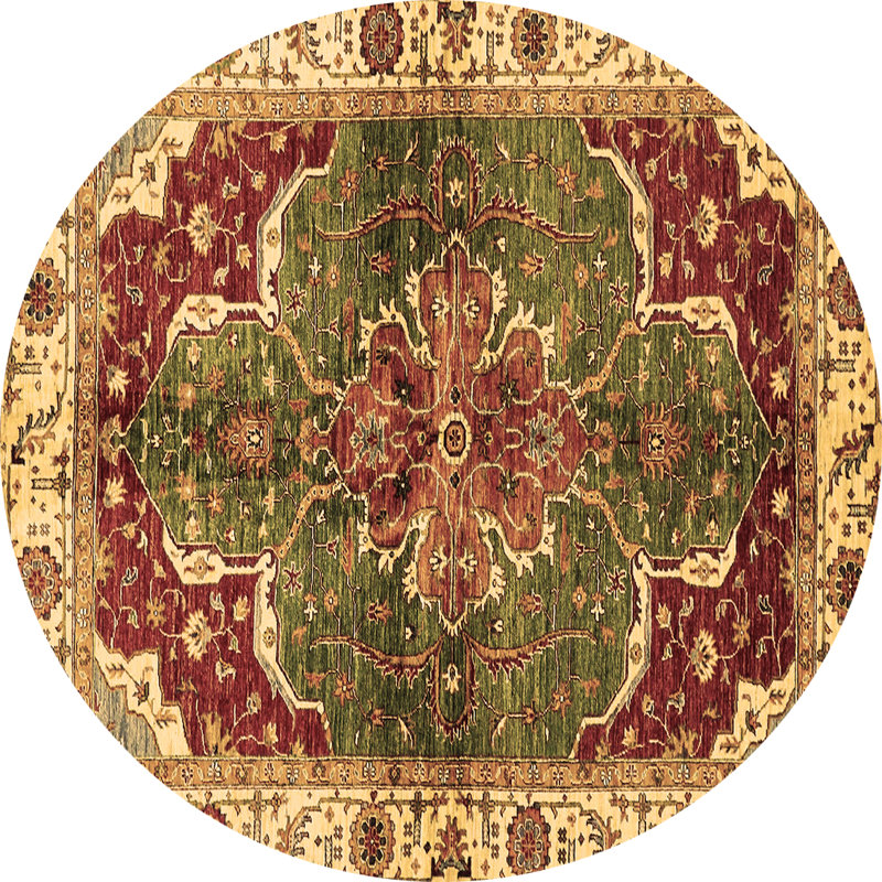 Oriental Indoor Rug, Round 8'