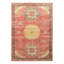 Distressed Homage Hand Knotted Wool Floral Area Rug in Red, Beige, Blue, Gold-200345106