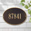 Hawthorne 1-Line Wall Address Plaque-679868779-679868688