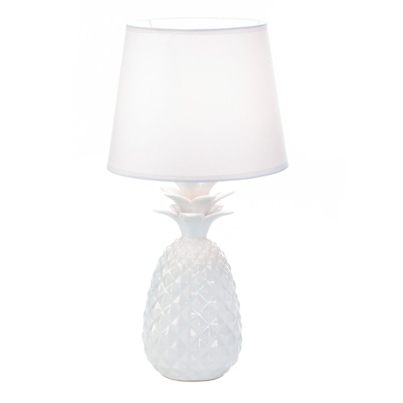 Lampe de table 19,5 "Louise, Blanc