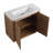 40'' Freestanding Bathroom Vanity with Ceramic Sink