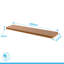 Harbour Housewares - Modern Floating Wall Shelves-69691768