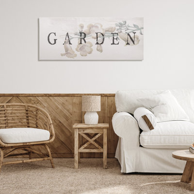 Jardin rustique et toile fleurie, design par Lil 'Rue