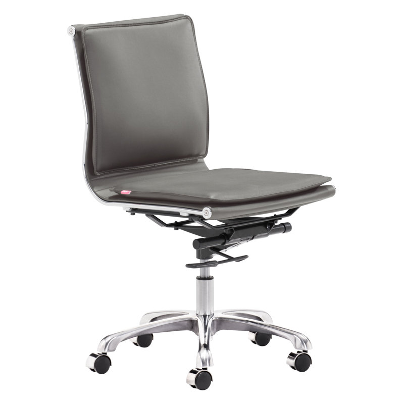 Lider Plus office chair without armrests, grey