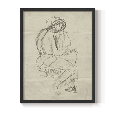 "Croquis rétro CIV" sur papier