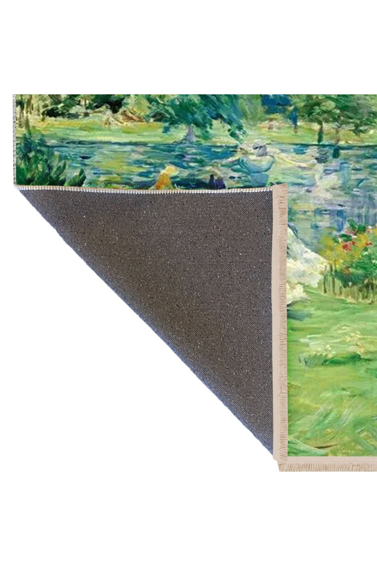 Hokku Designs Tapestry Design Lake and Goose Figures Patterned Vintage ...