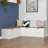L-Shaped Shoe Bench  Corner Breakfast Nook Bench With Storage Space For Entryway