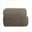 Canapés modulaires, méridienne moderne en L de 122 po faisant face à la droite, entièrement assemblés pour le salon | Mousse, polyester | Espresso