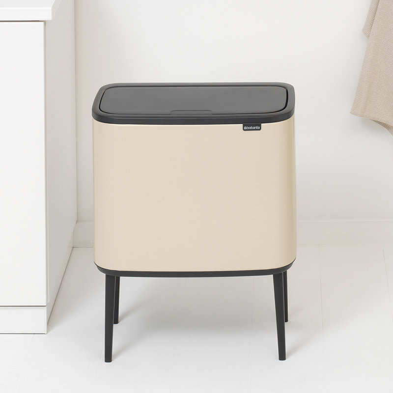 Brabantia Bo Touch 36 Litre Rubbish Bin, Soft Beige