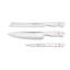 WÜSTHOF Gourmet White 3-Piece Chef's Knife Set