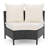 5 Pieces Outdoor Sectional Sofa Set-1605414539